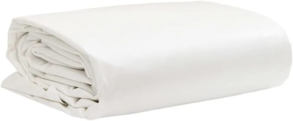 vidaXL Tarpaulin White 13.1x13.1' 7.11 oz/ft²