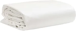 vidaXL Tarpaulin White 13.1x13.1' 7.11 oz/ft²