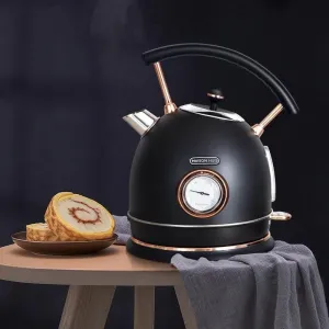 Vintage Electric Kettle Thermometer - Automatic Water Boiler