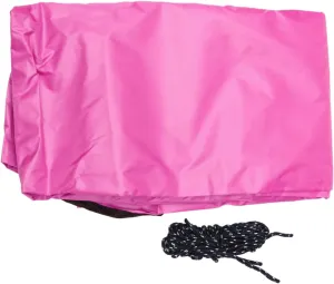 VOSAREA Triangle Tarp Sun Shade Sail Pink Outdoor Canopy Tent for Camping Picnics UV Protection Awning with Storage Bag Multifunctional Beach Mat for Family Gatherings