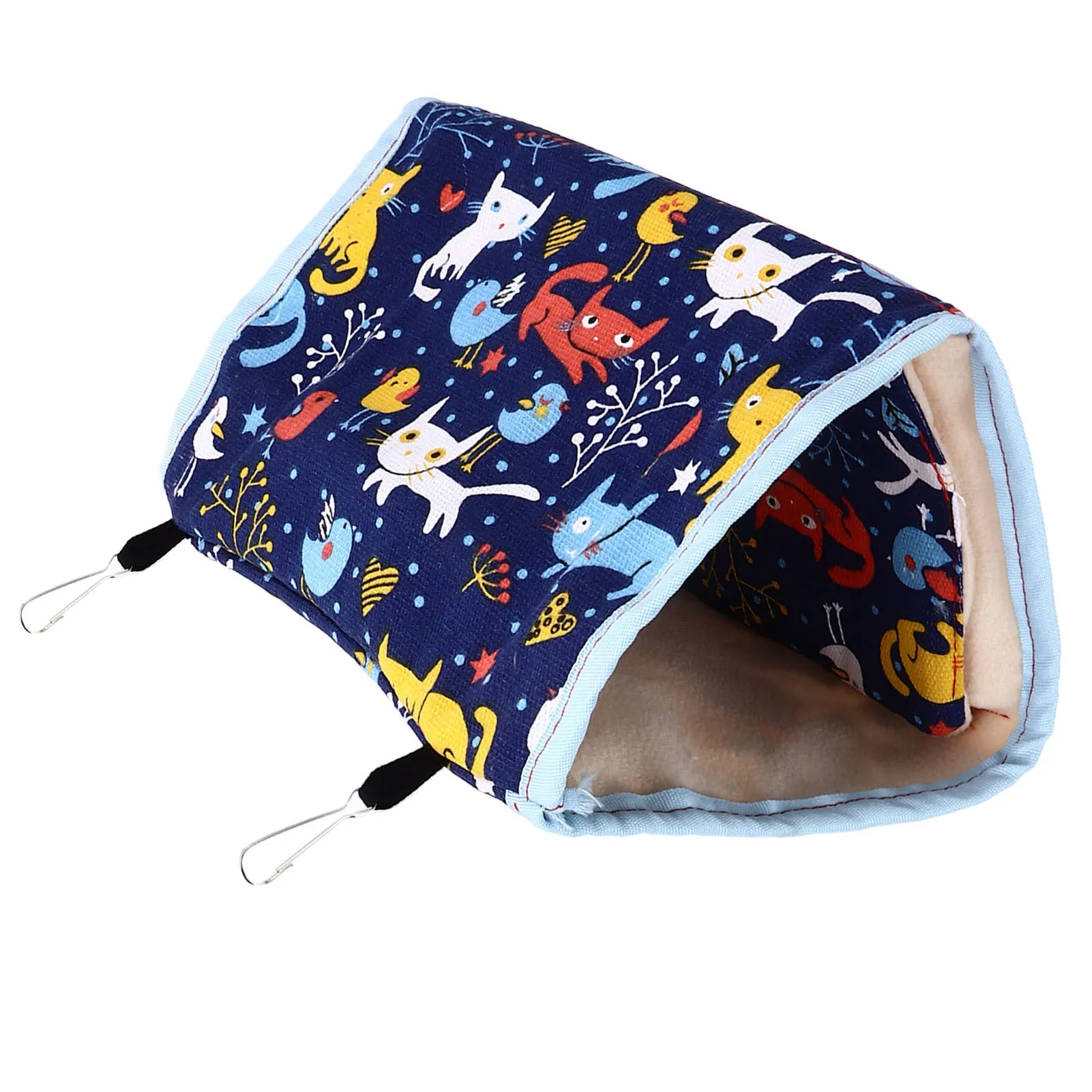 Warm Bird Nest Soft Thickened Foldable Bird Hanging Bed Toy