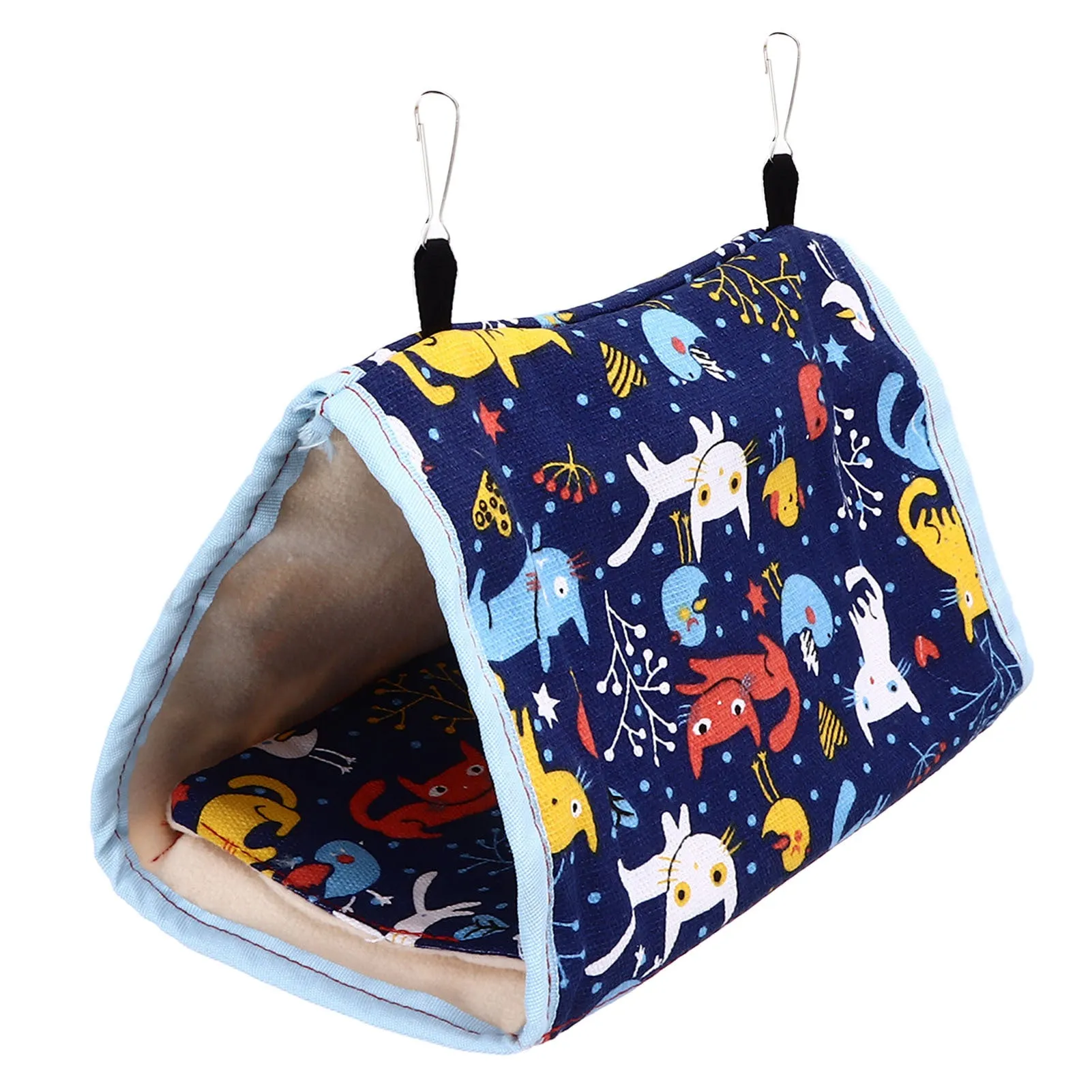 Warm Bird Nest Soft Thickened Foldable Bird Hanging Bed Toy