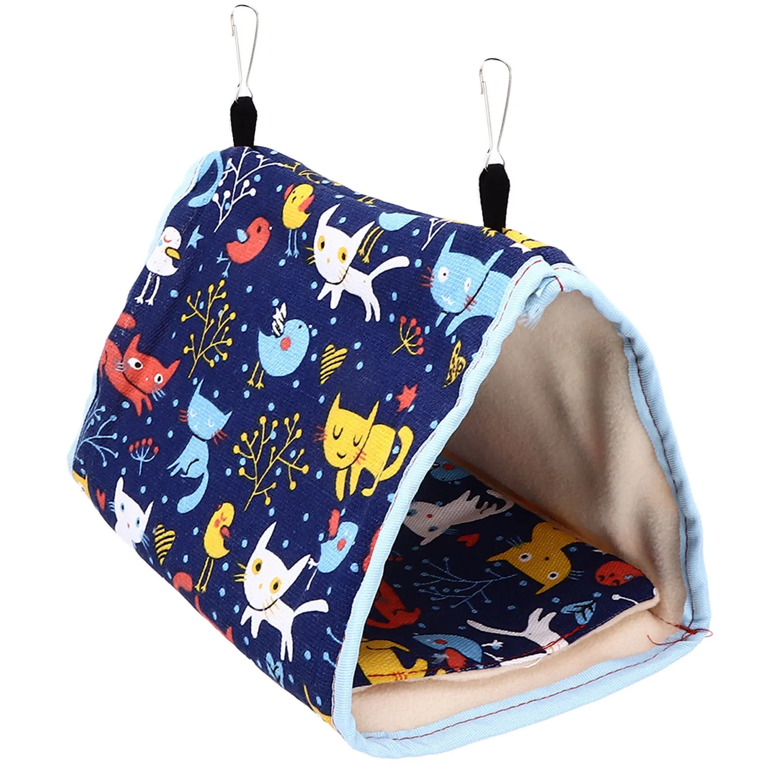 Warm Bird Nest Soft Thickened Foldable Bird Hanging Bed Toy