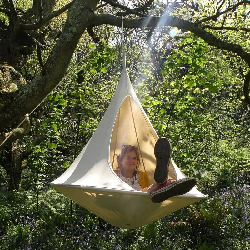 Waterproof Double Swing Portable Hanging Chair Hammock, Aerial Tent Swing Outdoor Chair