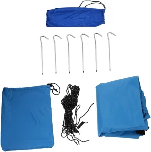 Waterproof Sun Protection Tent Camping Tarp Under Tent Outdoor Canopy 6 Aluminum Nails