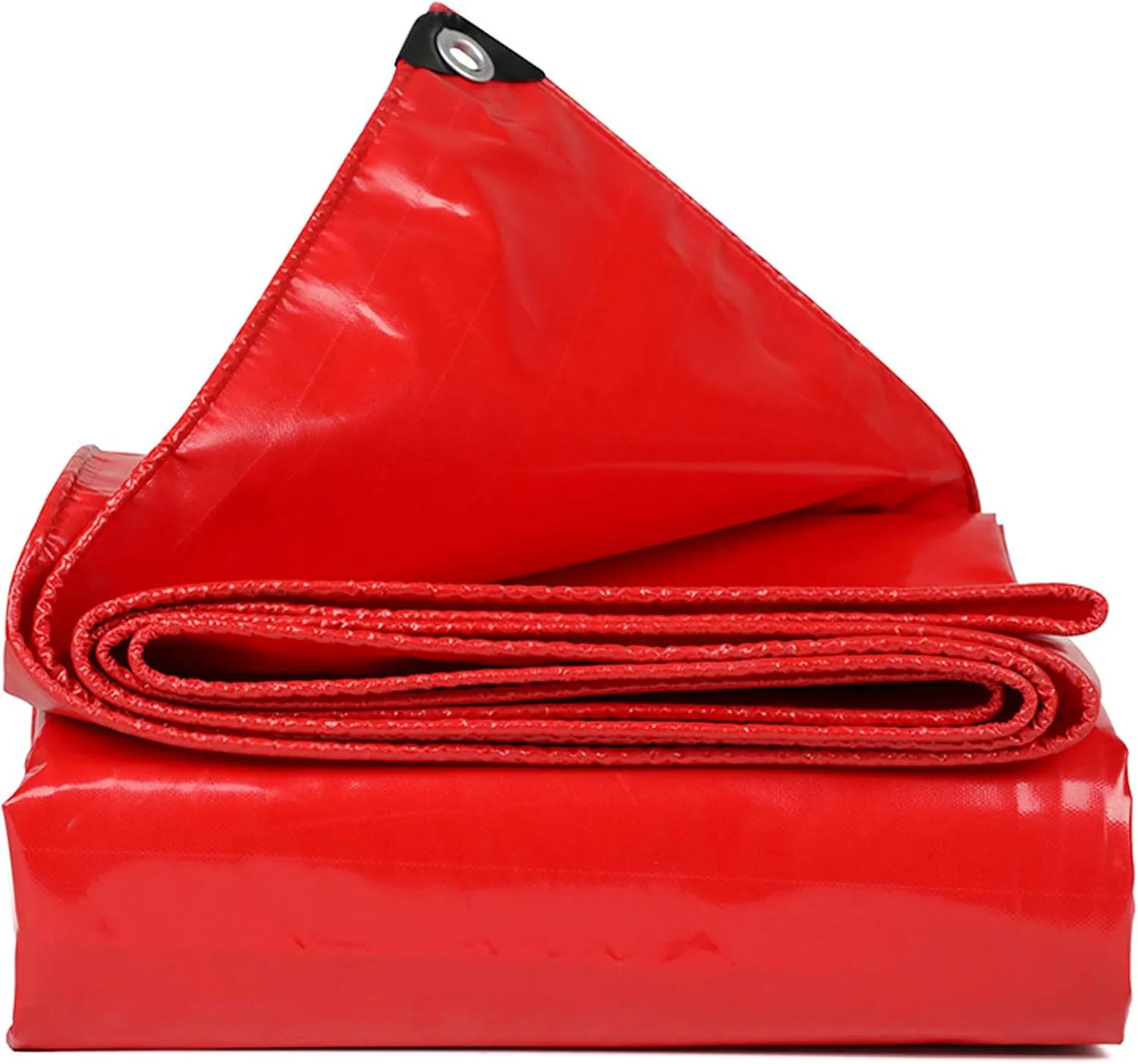 Waterproof Tarp 13.12x26.25ft, 0.5mm Thick Heavy Duty PVC Double Coated Waterproof Tarpaulin, with Grommets and Reinforced Edges, UV Protection, Tear Resistance, High Durability
