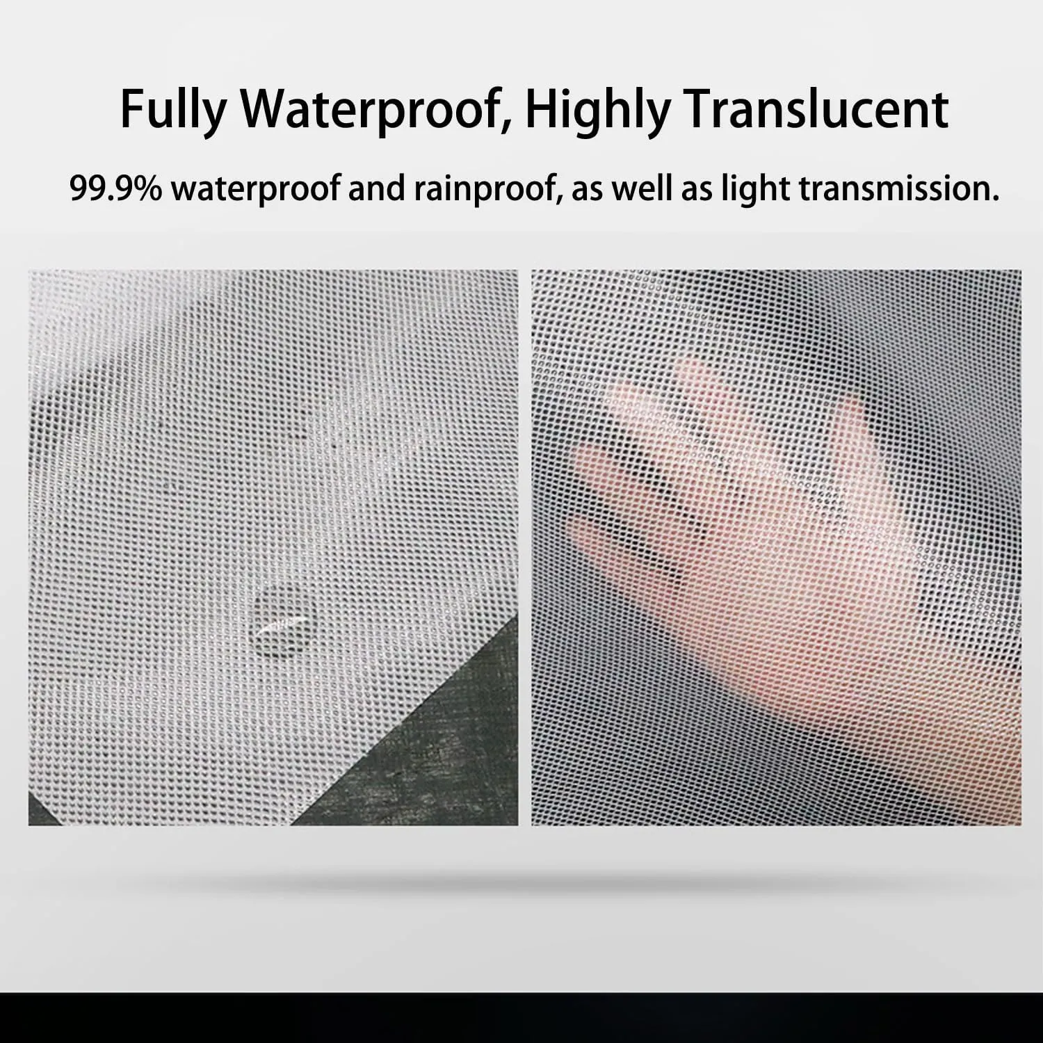 Waterproof Tarp Tent Cover Tent Tarps Waterproof Under Tent for Under Tent Multi Purpose Protective Cover Durable Waterproof Weather Proof Rip and Tear Resistant 4.92ft x 6.56ft White