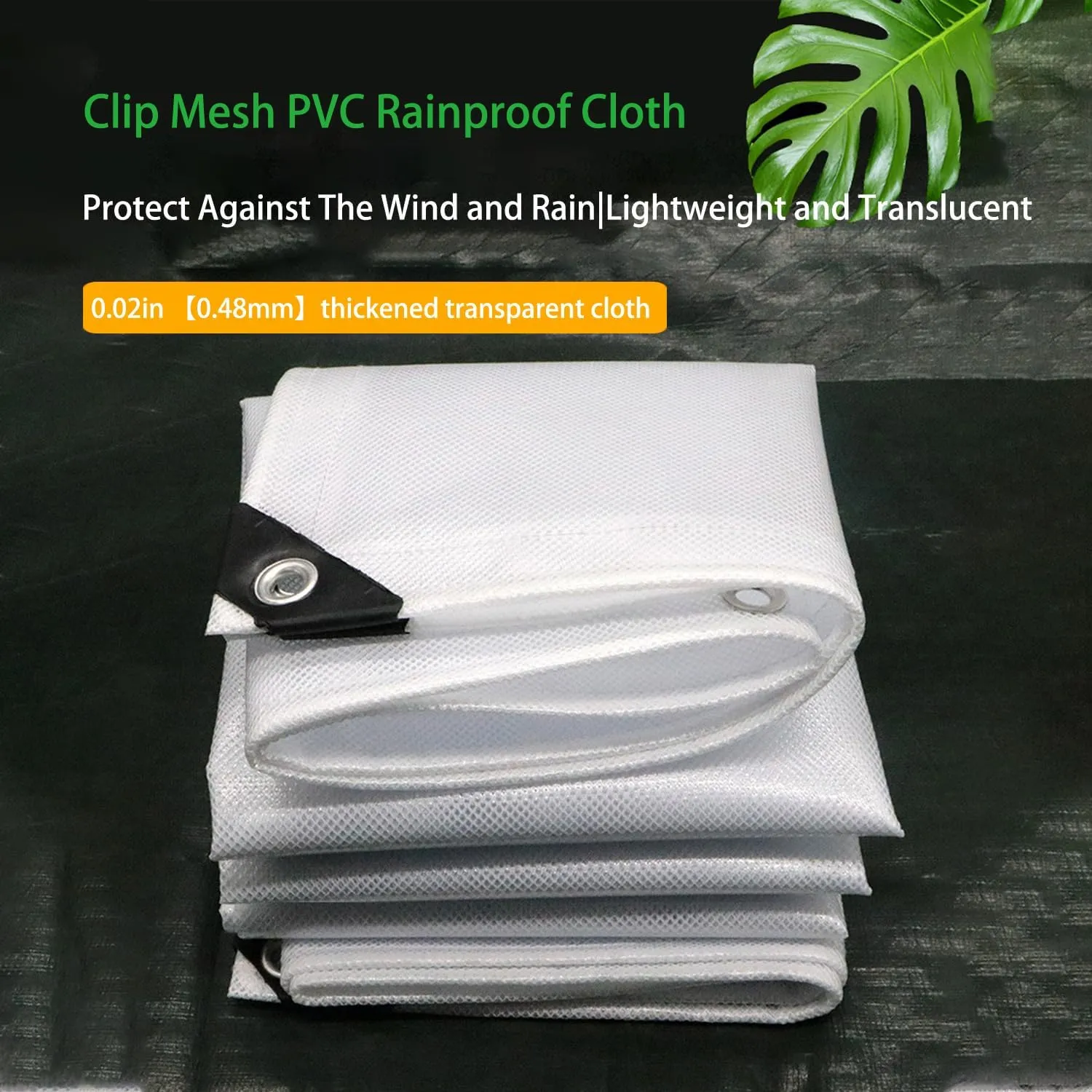 Waterproof Tarp Tent Cover Tent Tarps Waterproof Under Tent for Under Tent Multi Purpose Protective Cover Durable Waterproof Weather Proof Rip and Tear Resistant 4.92ft x 6.56ft White