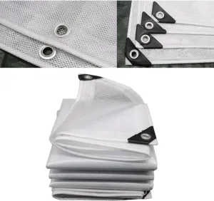 Waterproof Tarp Tent Cover Tent Tarps Waterproof Under Tent for Under Tent Multi Purpose Protective Cover Durable Waterproof Weather Proof Rip and Tear Resistant 4.92ft x 6.56ft White