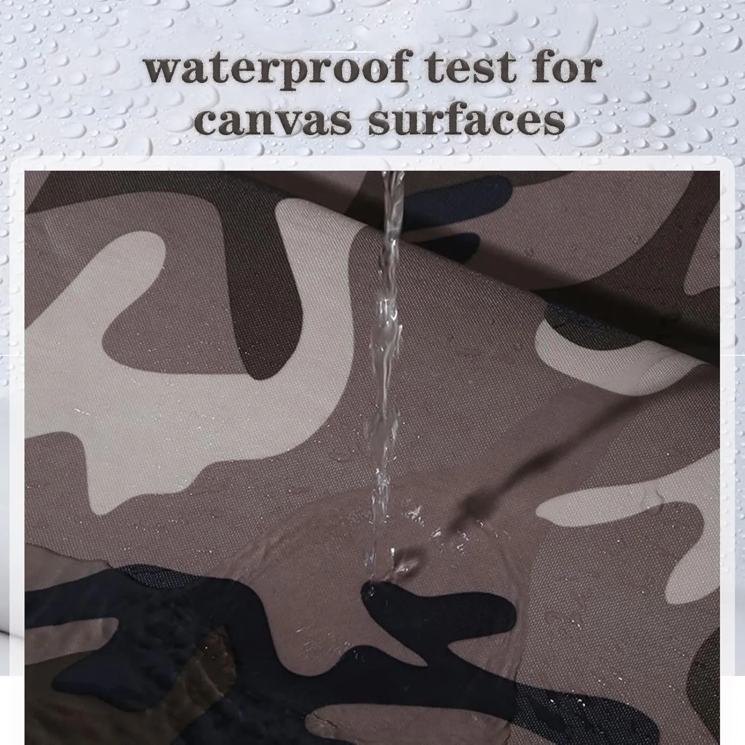 Waterproof Tarpaulin Camouflage Tarp Sheet Heavy Duty Groundsheet,0.4mm Thick Caravan Camo Cover Protective Rainproof Canopy Tent with Grommets (Size:2x4m)