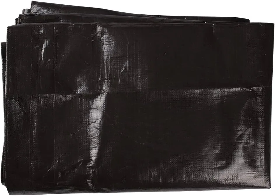 Waterproof Tarps Heavy Duty 9 Mil Thick Rain Covers Drop Cloths Camping Tents Colored Tarps- Perfect for Shelter, Shade 20'x30' Brown/Silver