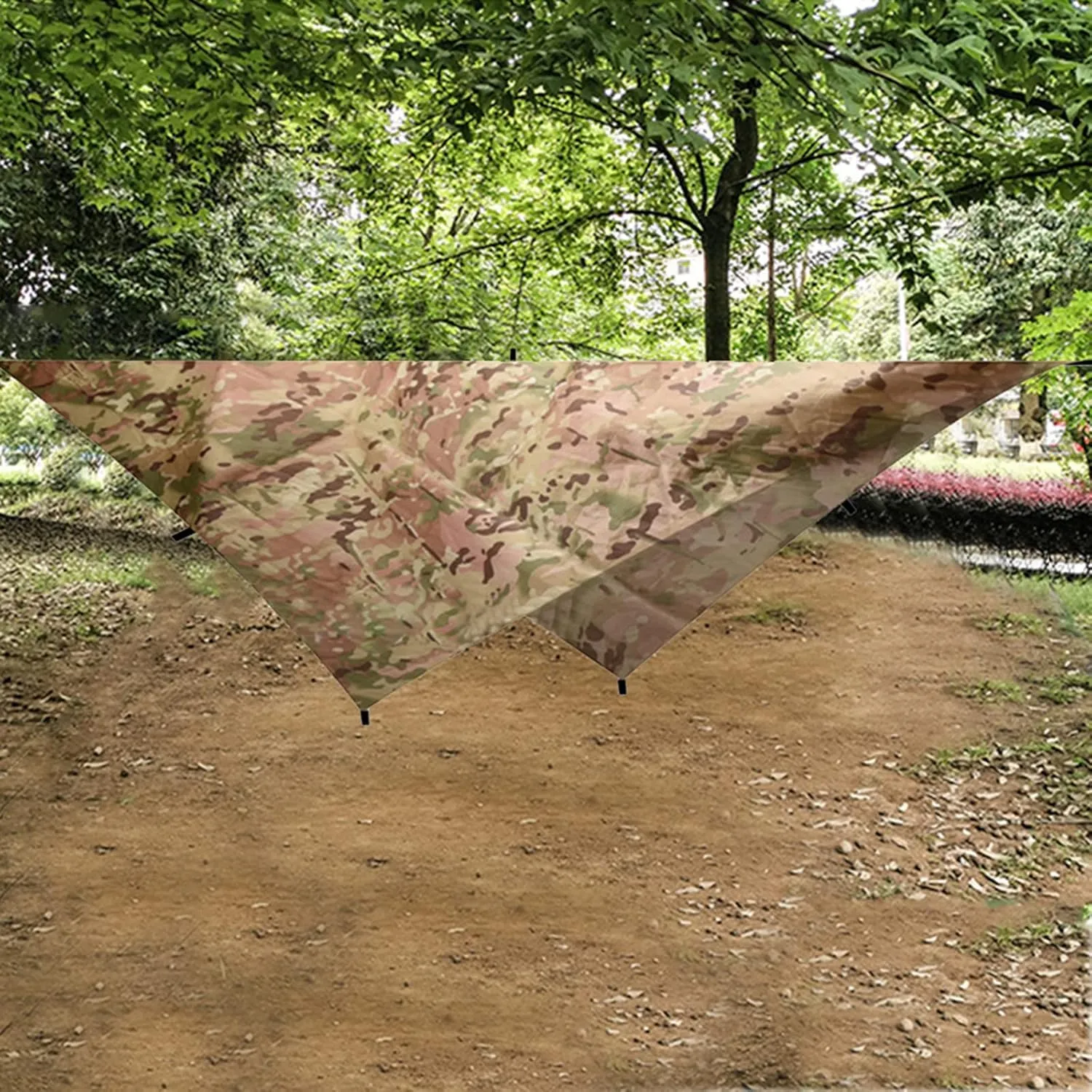 Waterproof Tent Tarp for Under Tent, Lightweight Camping Tarp Shelter, PU 3000 Waterproof, Tarp Canopy for Camping, Backpacking Outdoor Adventure