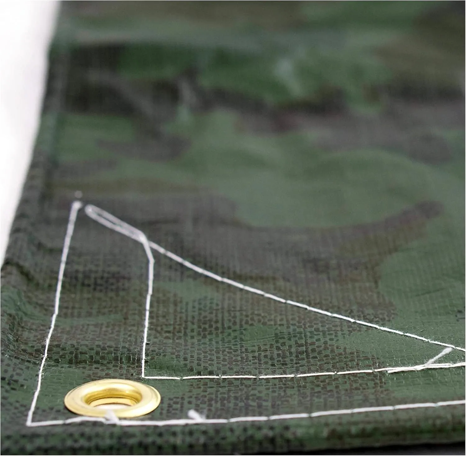 Watershed Innovations Heavy Duty Waterproof Camo Tarp - Reversible Camouflage/Green Tarp -12x12 with UV Protection for Outdoor Camping RV Truck and Trailers