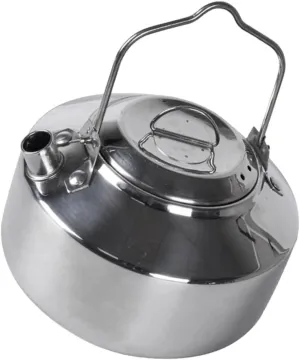 Whistling Portable Kettle Camping Stove for Outdoor Use Compact Cookware Stainless Steel Tea Kettle Easy to Carry