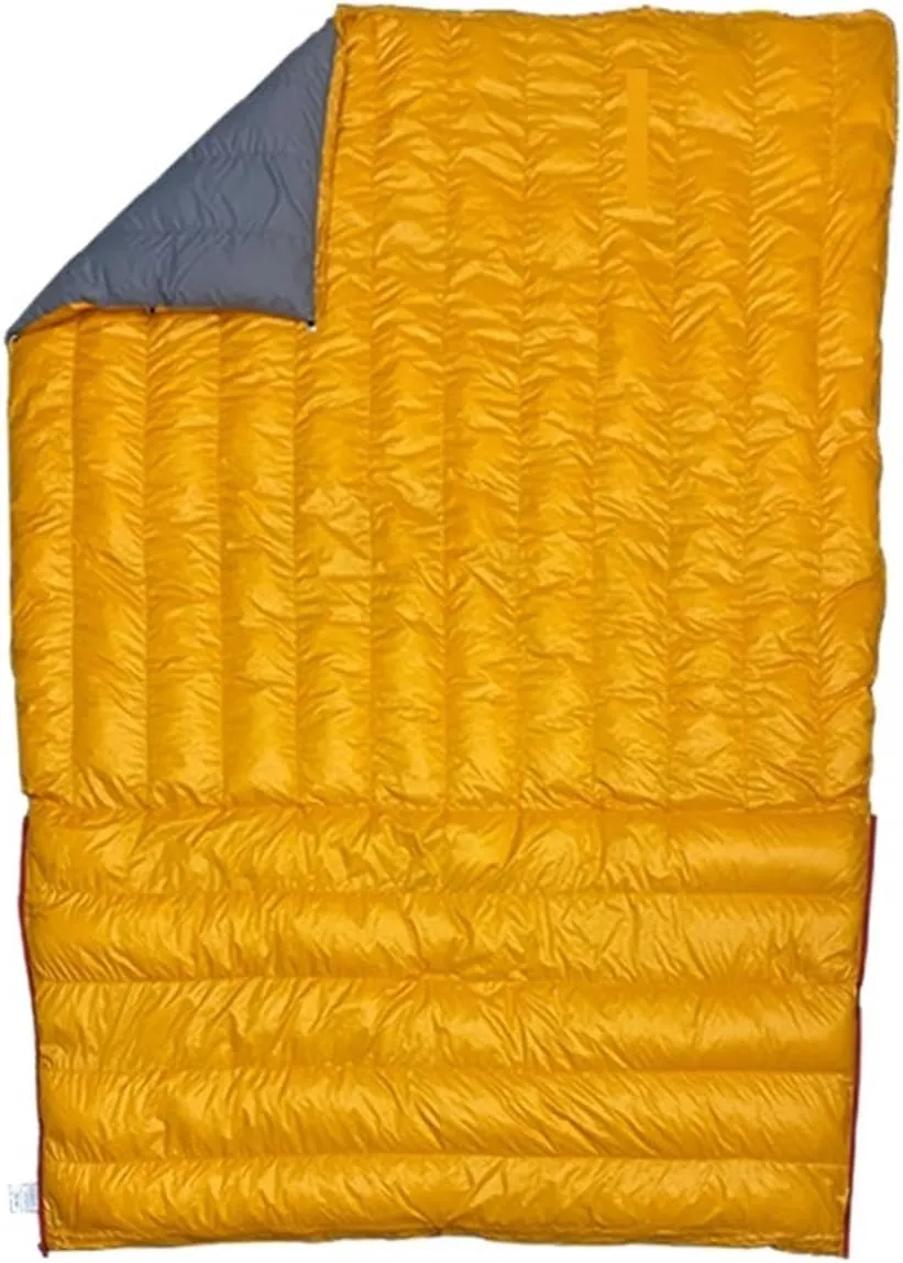 White Duck Down Mummy Sleeping Bag - Lightweight Camping Quilt For Autumn, Winter, And Spring(M Size Green)