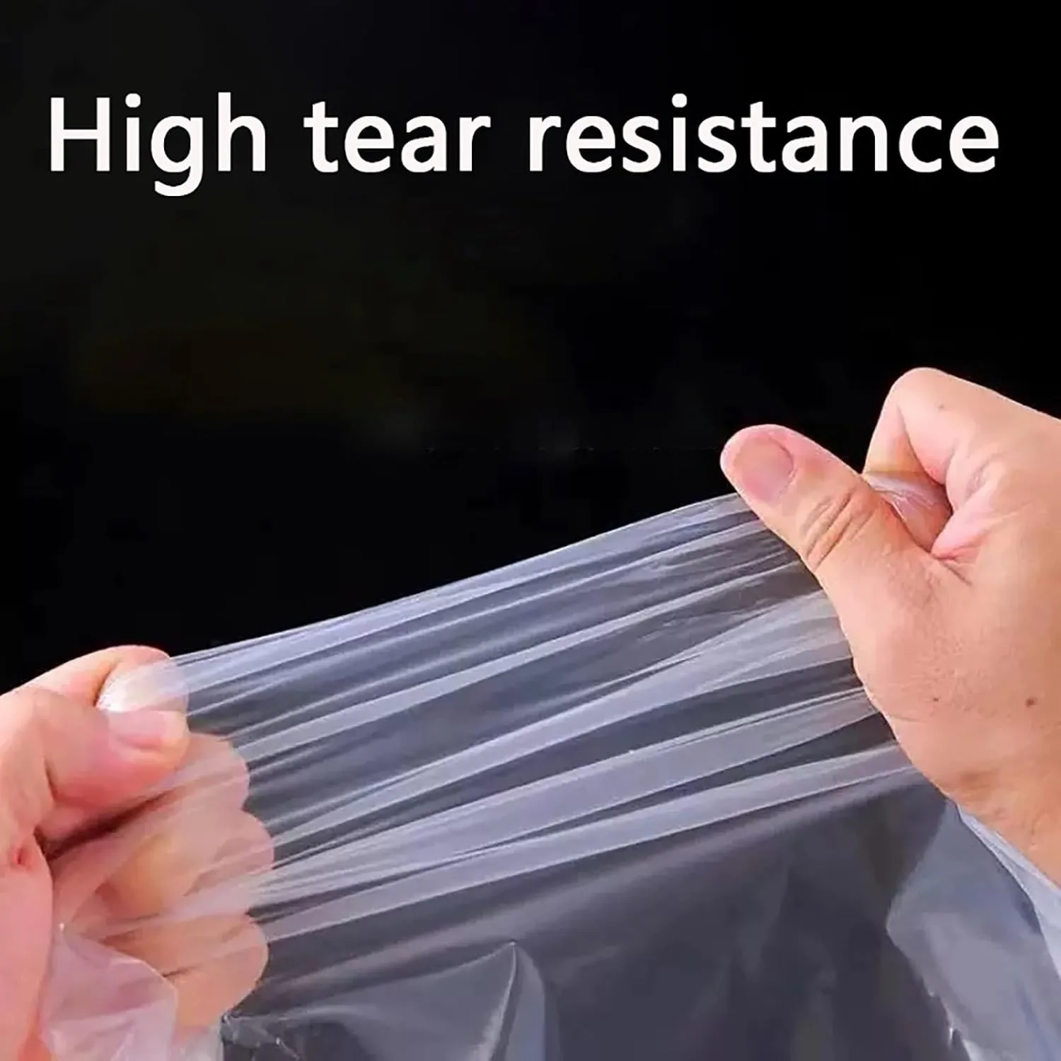 Windproof Clear Plastic Tarps,Outdoor Greenhouse Tarp, Rainproof, Yard Covering,Clear-Waterproof-Tarps-Outdoor(13x13 ft(4x4m))