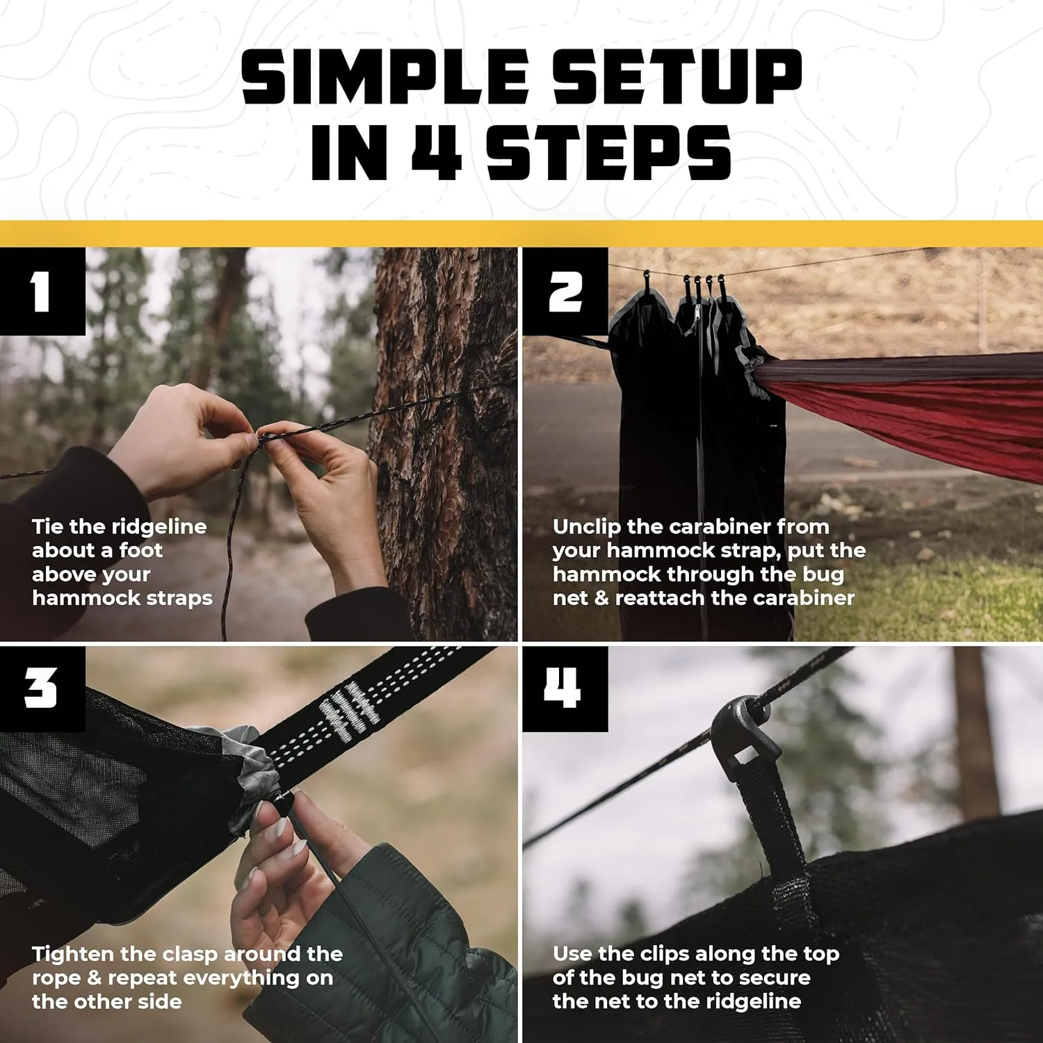 Wise Owl Outfitters Hammock Bug Net - The SnugNet Mosquito Net for Hammocks - Premium Quality, Waterproof, Mesh Hammock Netting w/Double-Sided Zipper - Essential Camping Gear