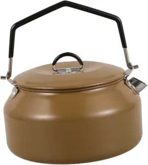 Yardwe Sturdy Camping Accessory Easy to Hold Handle Large Capacity Pot Camping Tea Kettle Stainless Steel Kettle