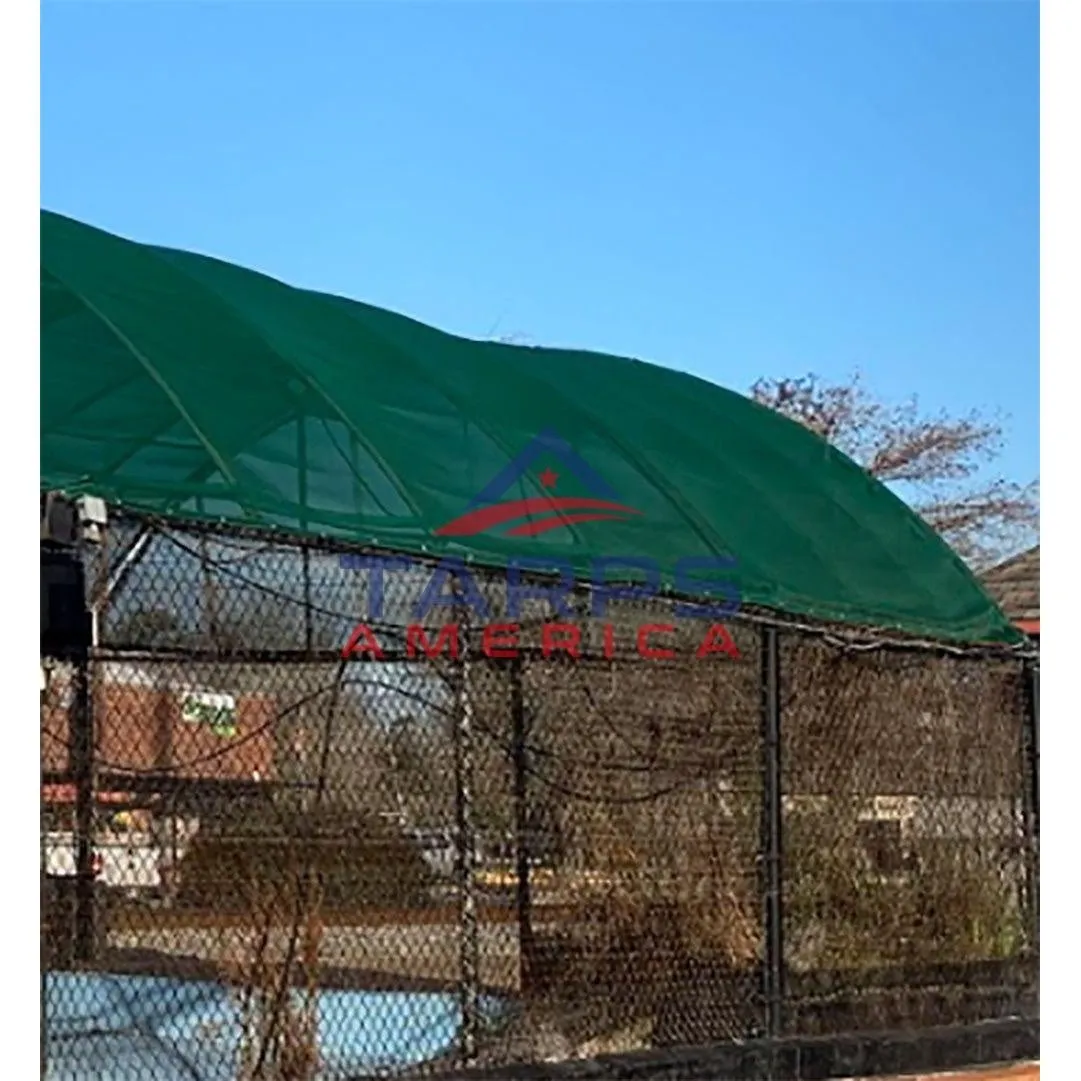 Yellow 8 oz. Medium Duty Vinyl Coated Mesh Tarp by ShadeMax®