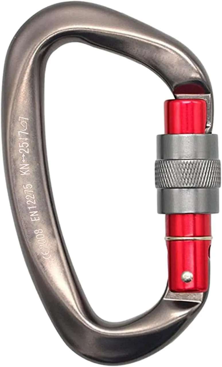 YIJU D Shaped Carabiner Clip for Key Chain and Attachments