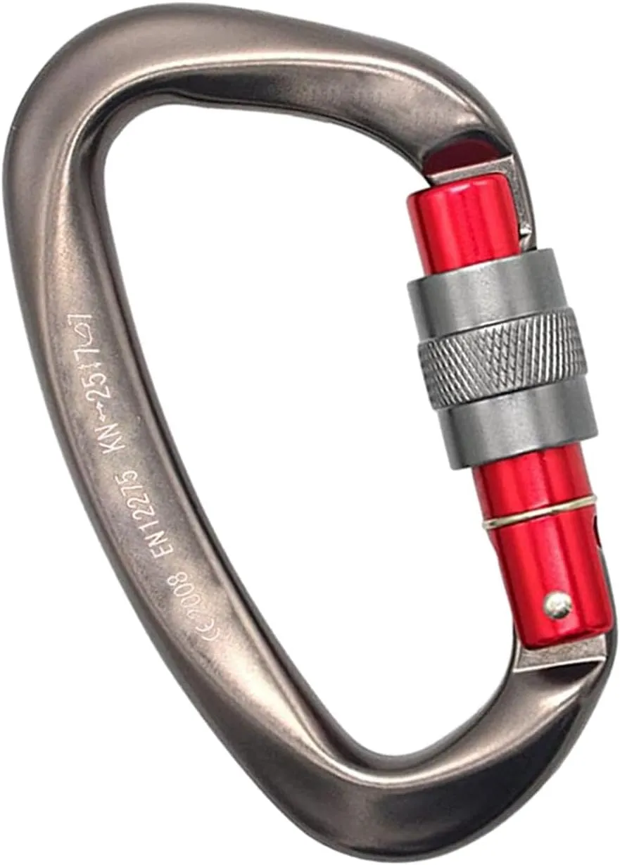 YIJU D Shaped Carabiner Clip for Key Chain and Attachments