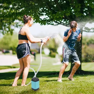 YIYIBYUS Water Hose,Portable Shower Camping Shower Outdoor Camp Shower Pump
