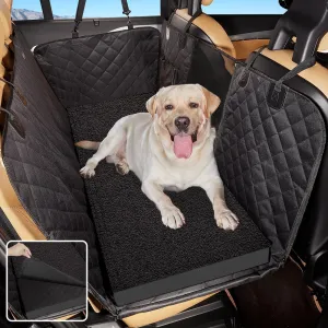 YJGF Washable Dog Bed for Back Seat Cover,Removable Waterproof Dog Bed for Dog Seat Cover for Back Seat Extender,Large Dog Bed for Dog Hammock for Car,Pet Cover for Dogs,Orthopedic Dog Bed