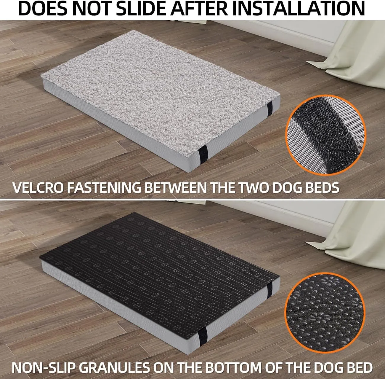 YJGF Washable Dog Bed for Back Seat - Waterproof Seat Cover Extender - Orthopedic Hammock for Large Dogs