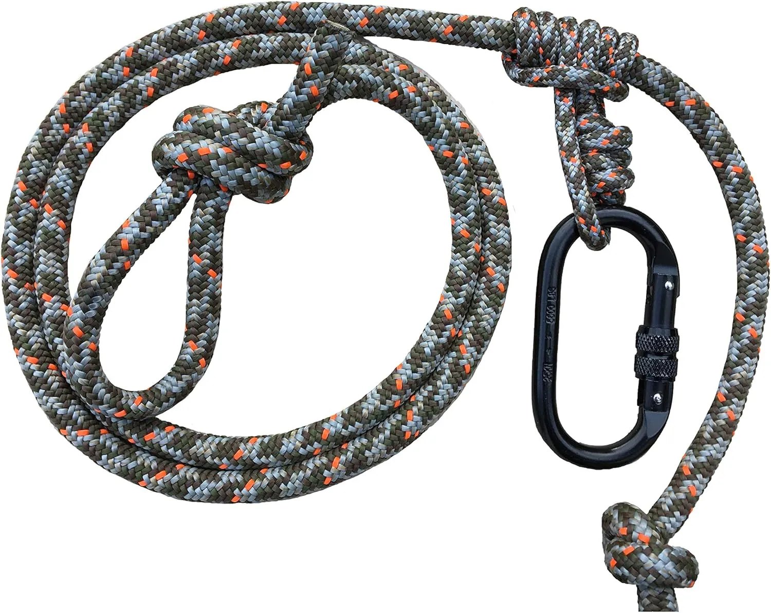 ZOOK Tree Tether 1.0 | Safety Harness Tree Rope | Tree Stand Harness Rope | Hunting Safety Line | Tree Strap | Climbing